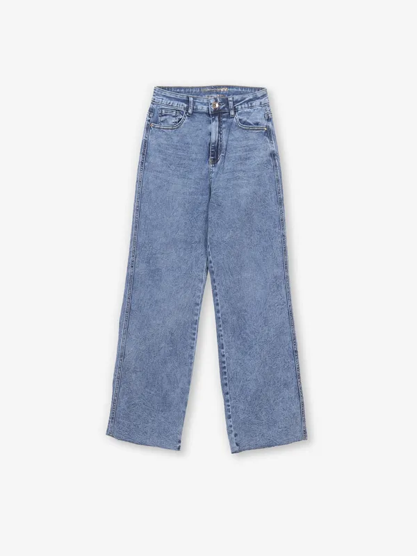 DEAL blue casual washed denim jeans