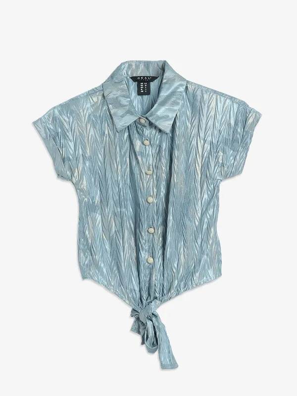 DEAL blue printed shirt