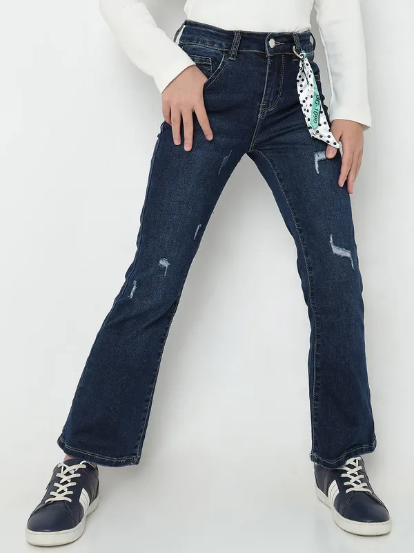 DEAL dark blue flare jeans