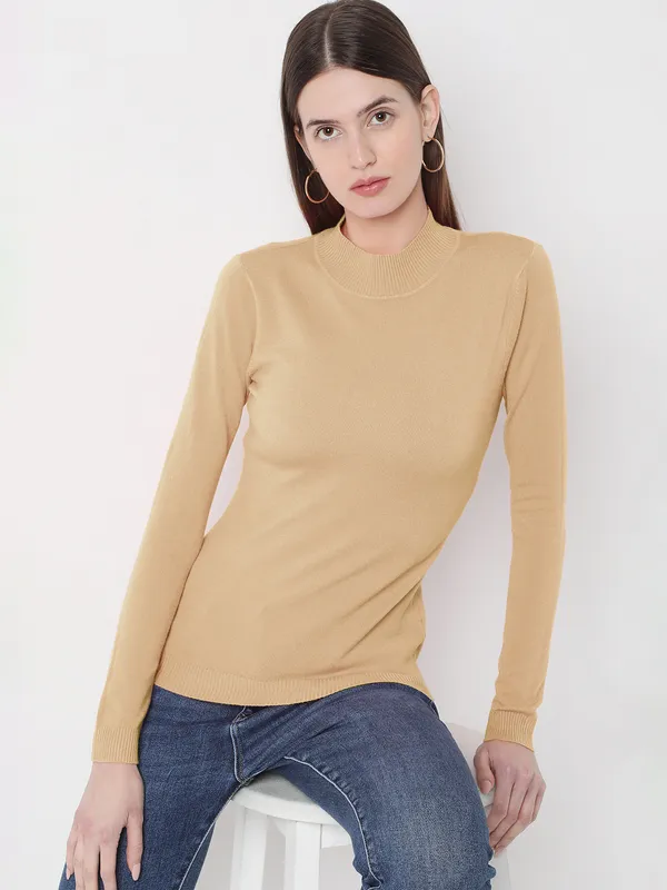 DEAL latest knitted khakhi t-shirt