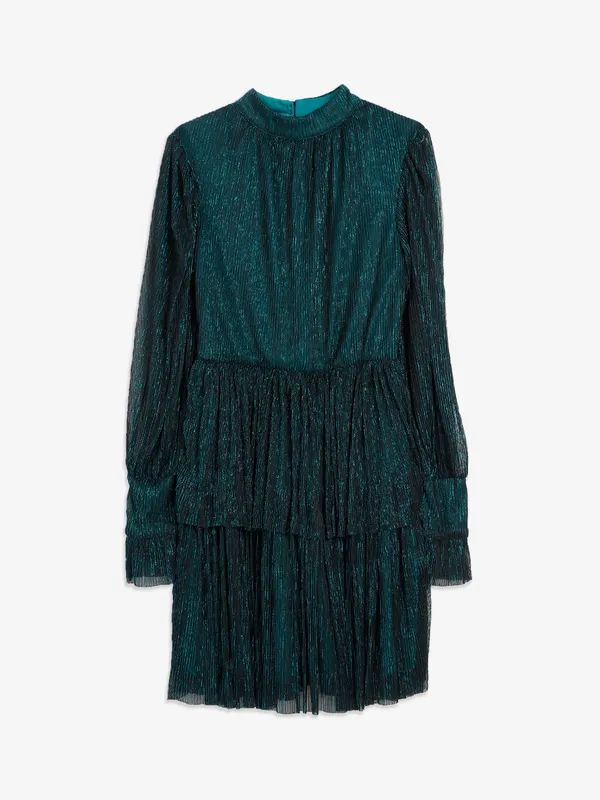 Deal party look rama green lycra dress