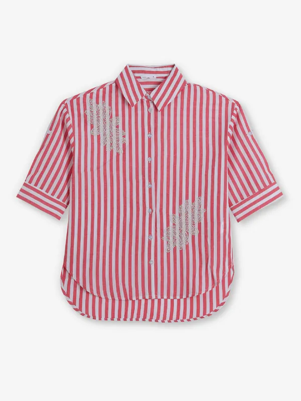 DEAL red stripe cotton shirt
