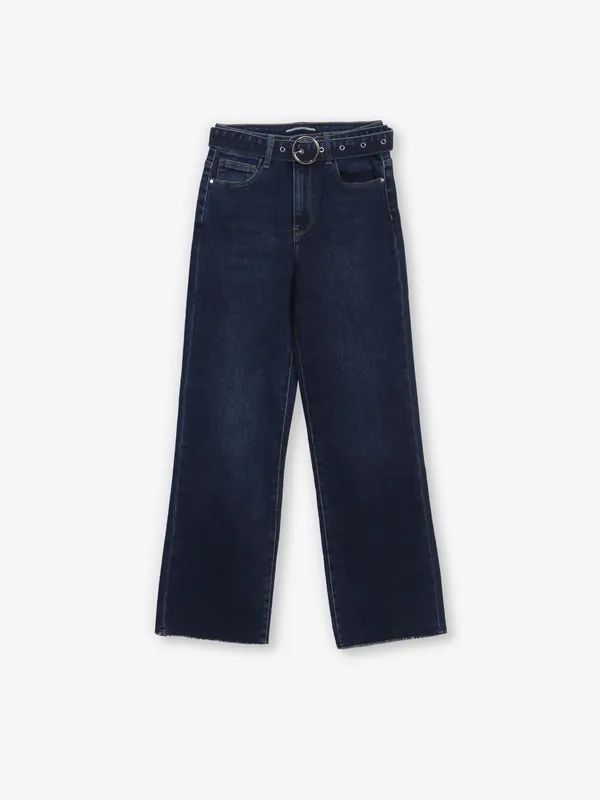 DEAL solid casual blue denim jeans