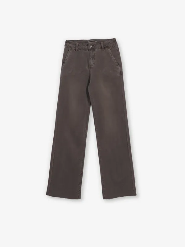 DEAL washed brown jeans in denim