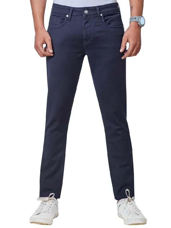 Dragon Hill dark navy solid jeans