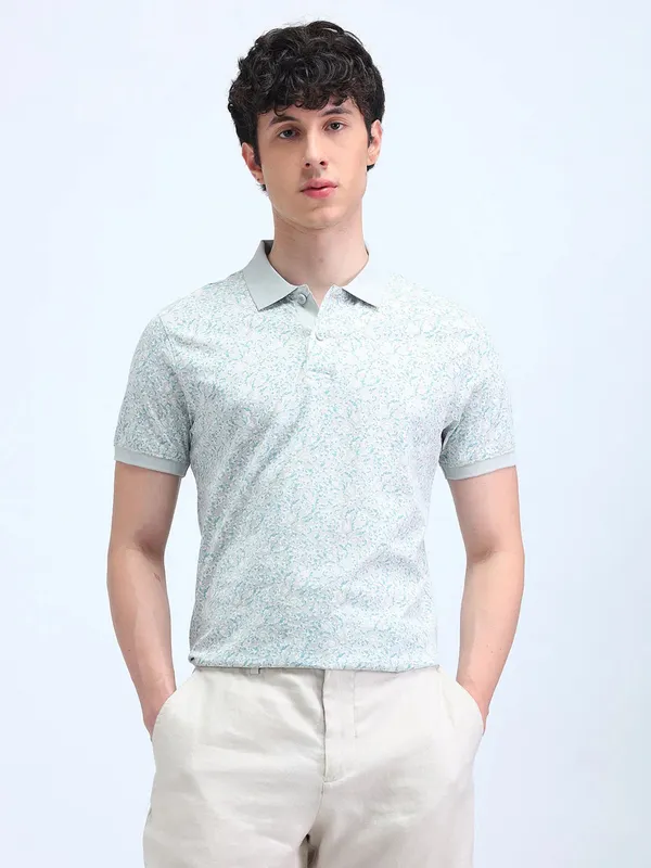 FLYING MACHINE cotton grey t-shirt with print
