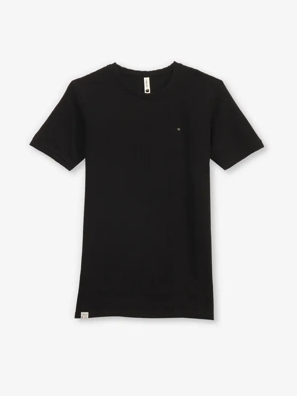 FREEZE black plain t-shirt in cotton