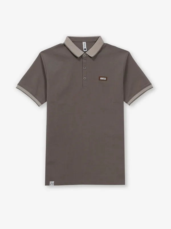 FREEZE bright brown cotton t-shirt