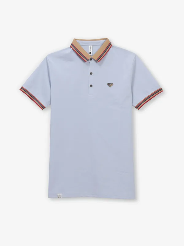 FREEZE cotton sky blue t-shirt