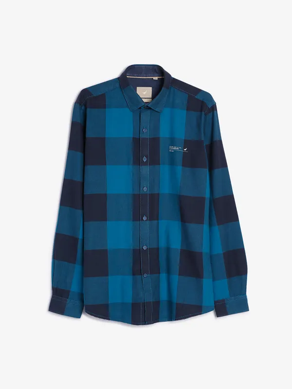 Frio blue full sleeve shirt in checks