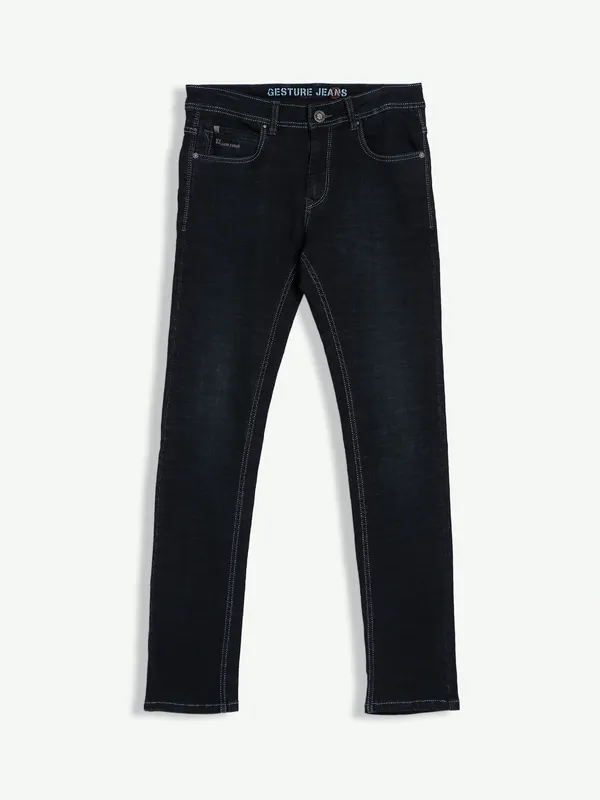 Gesture black jeans in solid