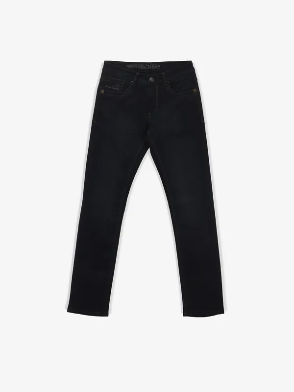GESTURE black washed slim fit denim jeans