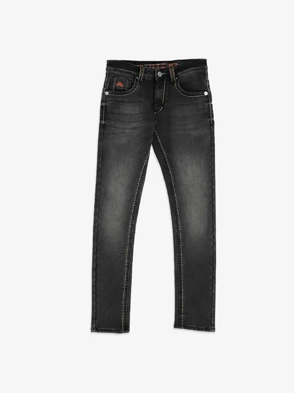 Gesture latest washed black slim fit jeans