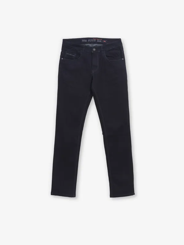 GESTURE solid blue denim jeans