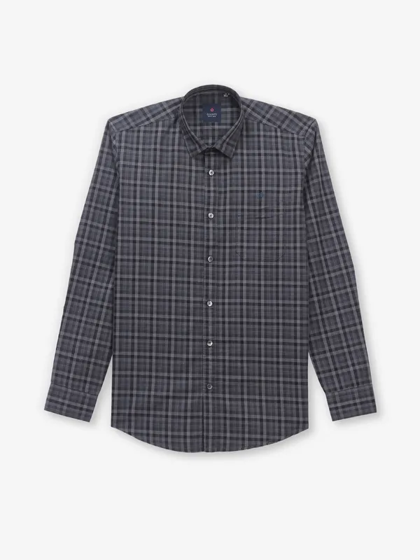 GIANTI charcoal black cotton shirt