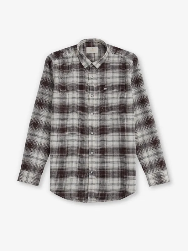 GIANTI checks wine cotton shirt