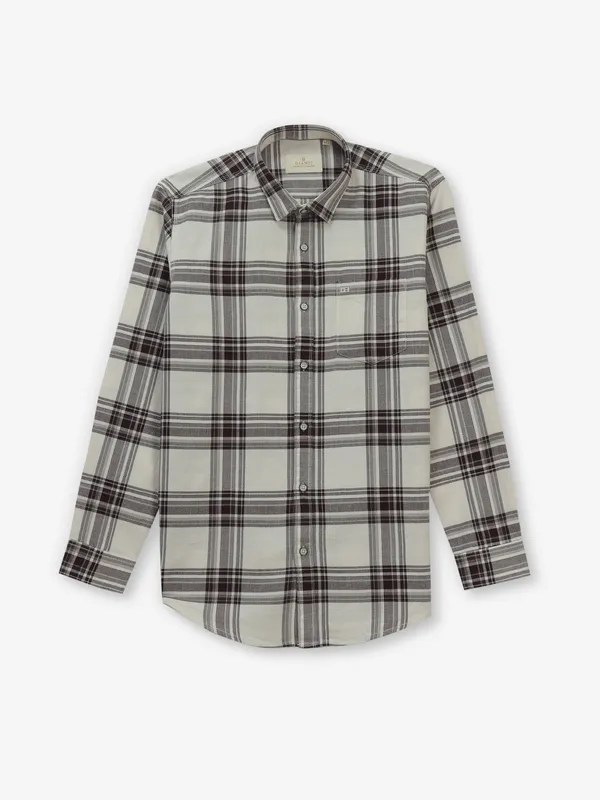GIANTI cream and wine cotton shirt