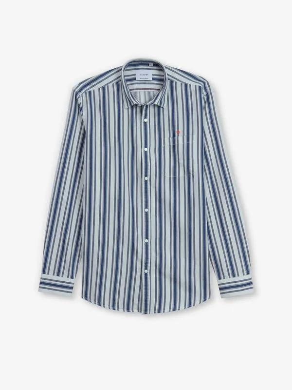 GIANTI stripe white cotton shirt