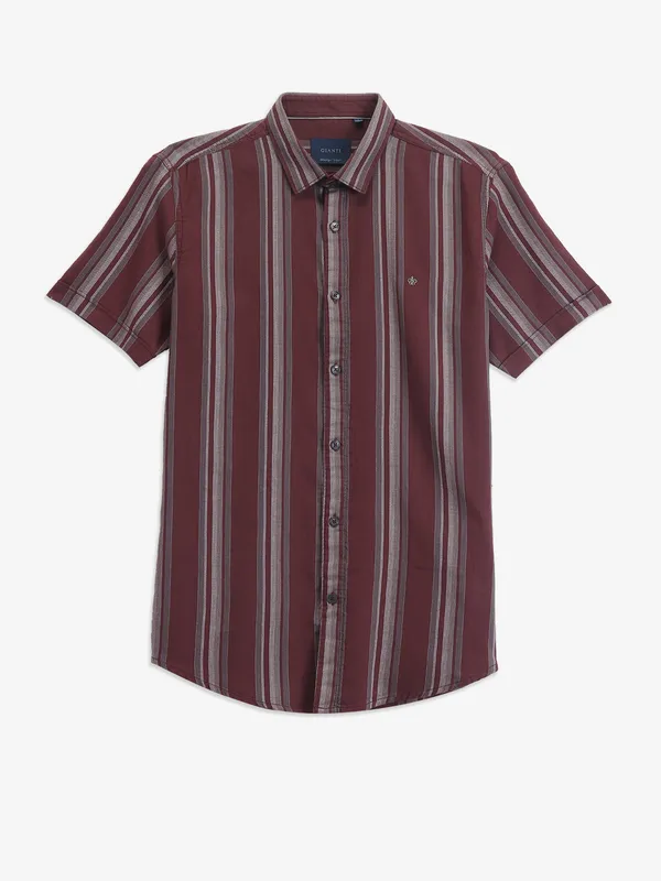 GIANTI wine half sleeve cotton shirt