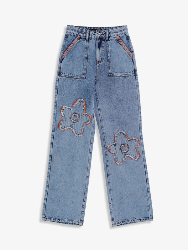 Global Republic straight blue jeans