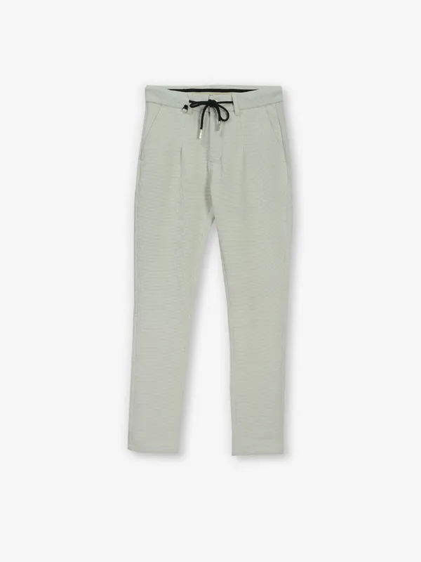 GS78 off-white solid laycra trouser