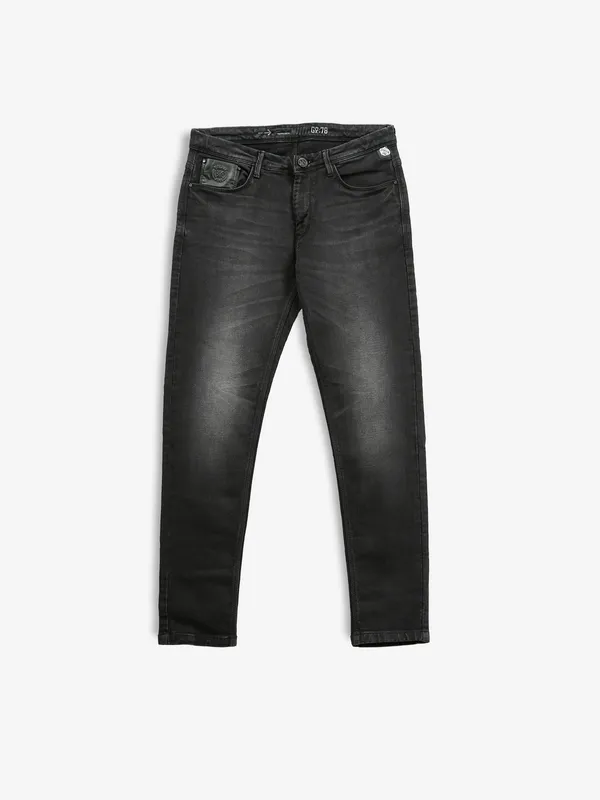 GS78 washed black jeans