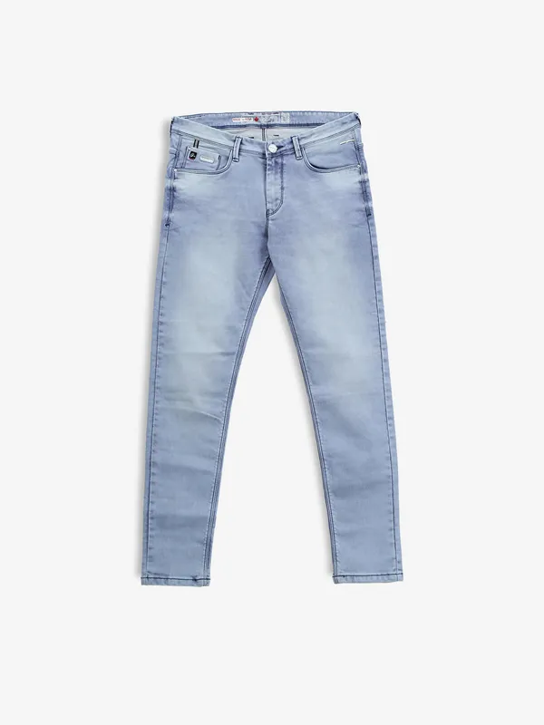 GS78 washed light blue jeans