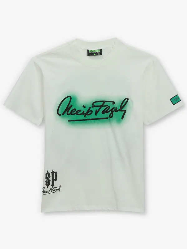 HIBRID cotton white t-shirt