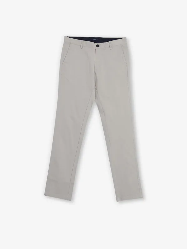 INDIAN TERRAIN beige solid trouser