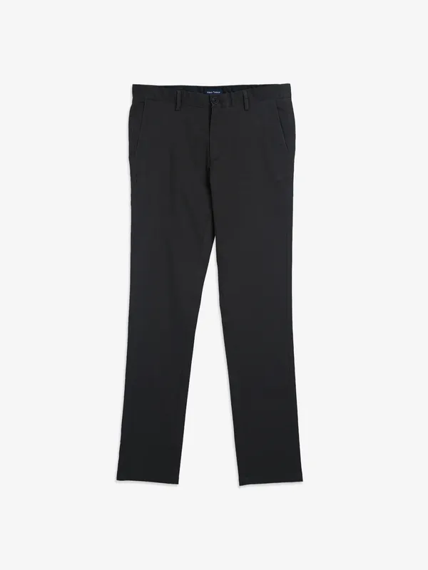 INDIAN TERRAIN dark grey solid brooklyn fit trouser