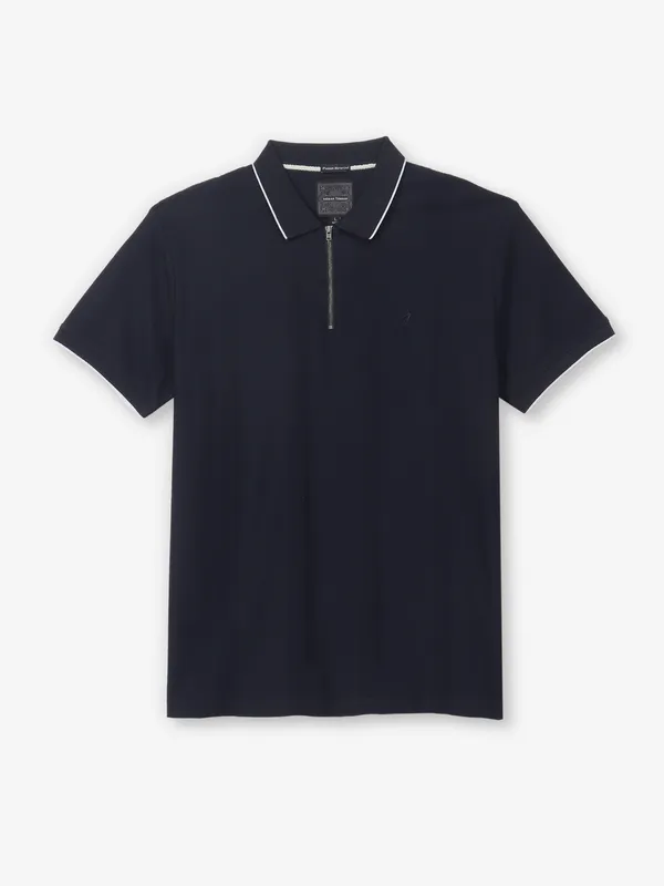 INDIAN TERRAIN dark navy plain cotton t-shirt