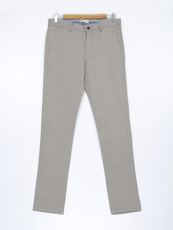 Indian Terrain grey brooklyn fit trouser