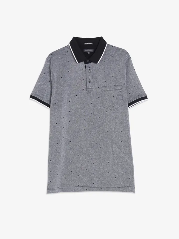 INDIAN TERRAIN grey polo t-shirt