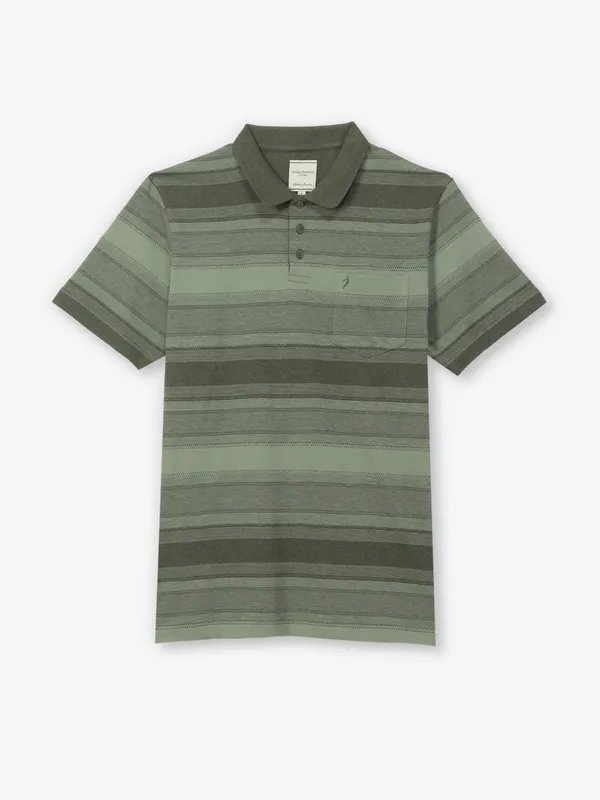 INDIAN TERRAIN olive cotton t shirt