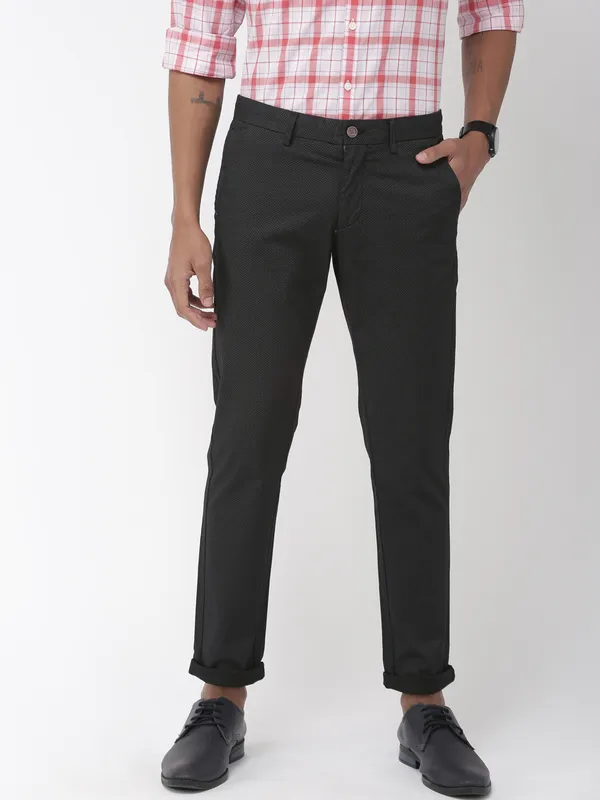 Indian Terrain printed black color trouser