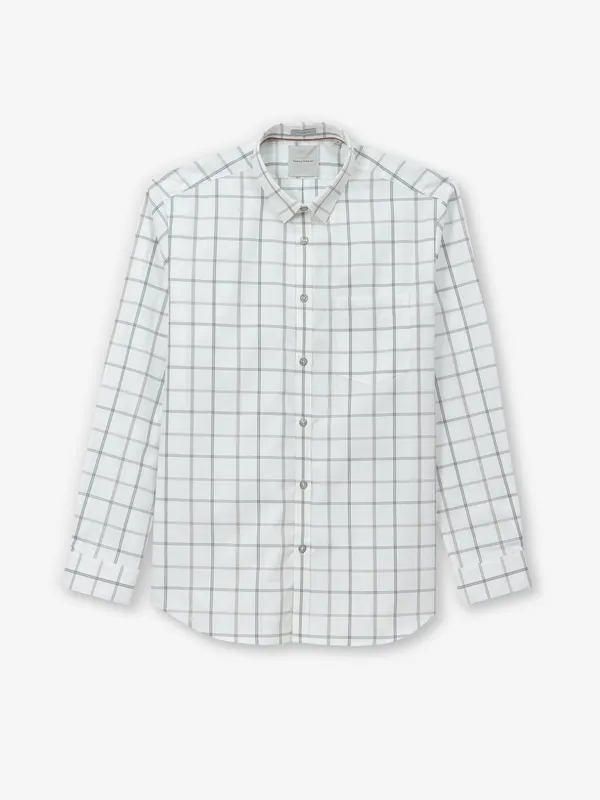 INDIAN TERRAIN white checks cotton shirt