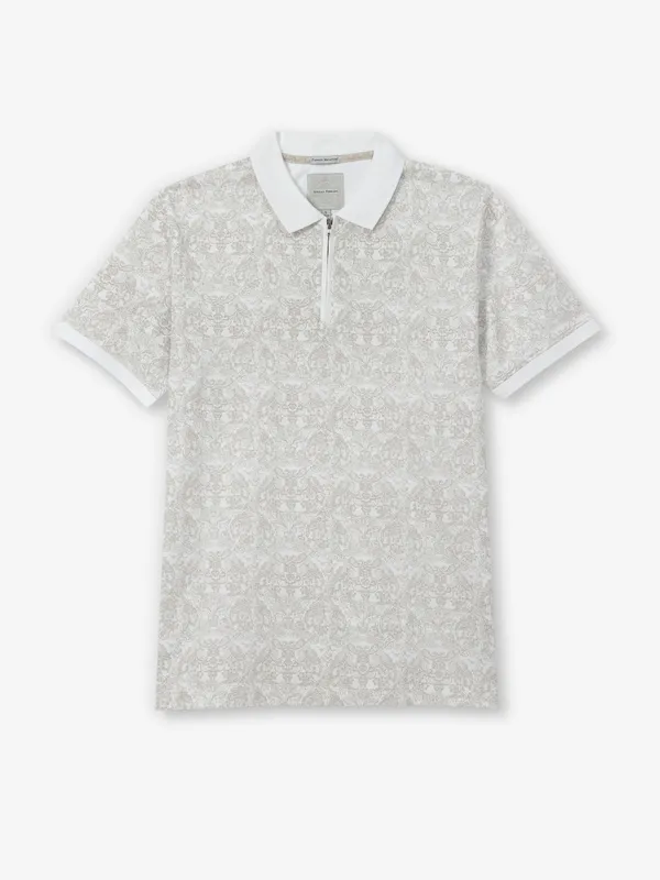 INDIAN TERRAIN white printed t shirt