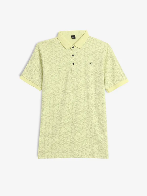 INSTINTO yellow printed t-shirt