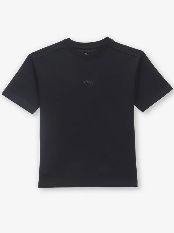 JACK&JONES black brand name t-shirt
