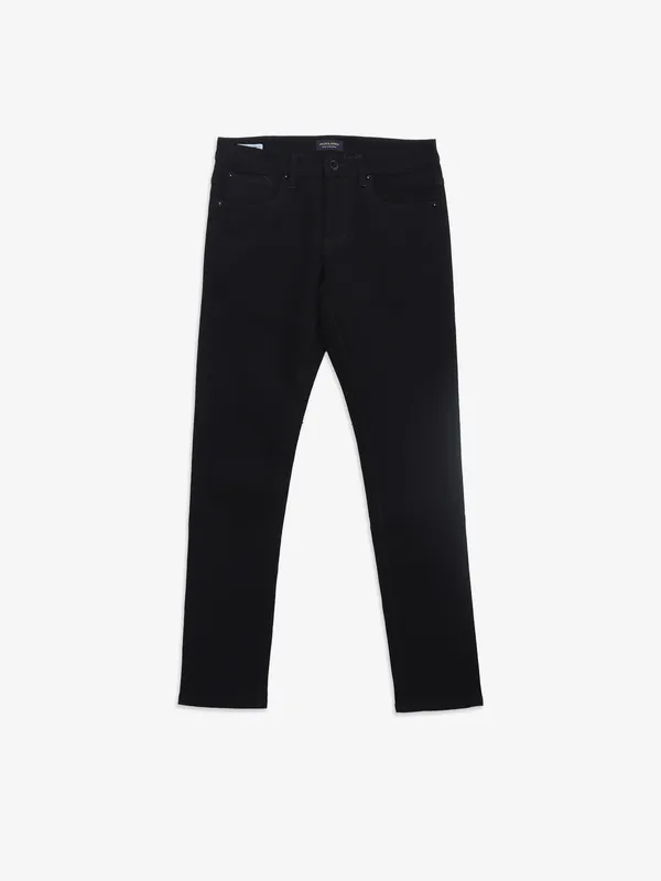 JACK&JONES black solid jeans denim