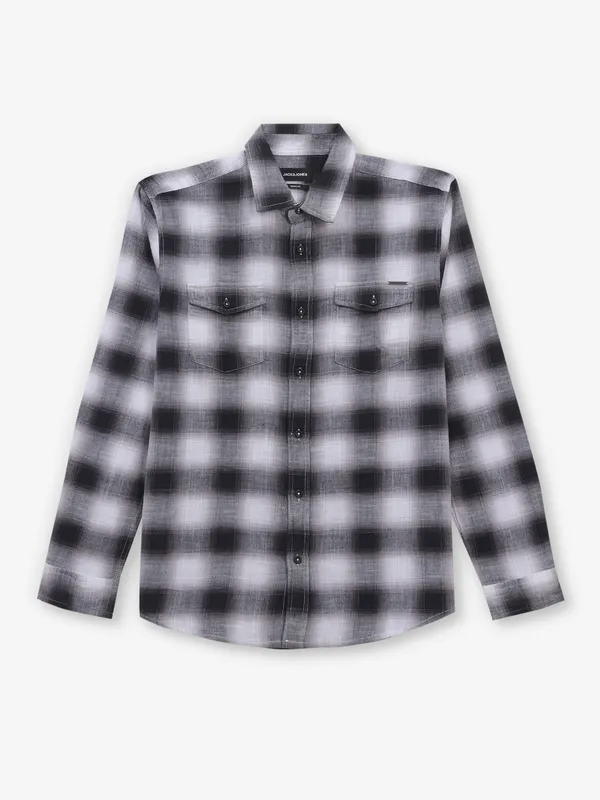 JACK&JONES cotton black and white