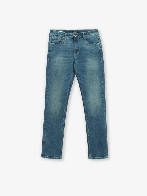 JACK & JONES blue washed jeans in slim fit