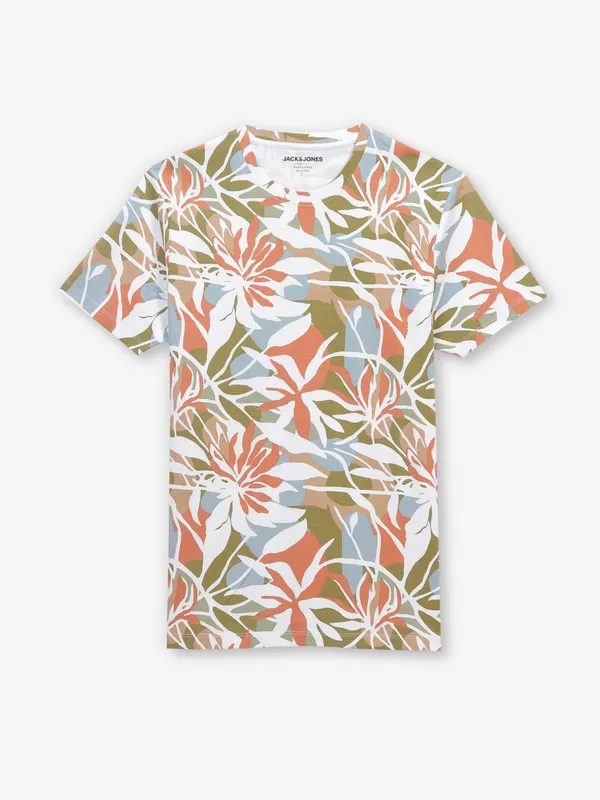 JACK & JONES multi color ptinted t-shirt