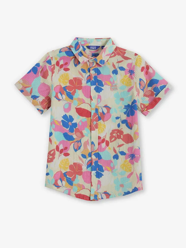 JACK & JONES multicolor printed shirt