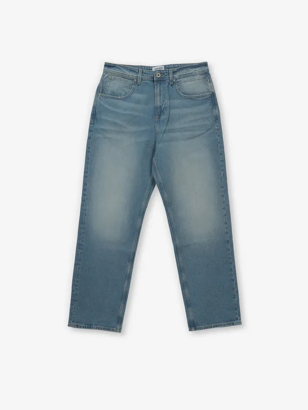 JACK & JONES washed light blue slim fit denim
