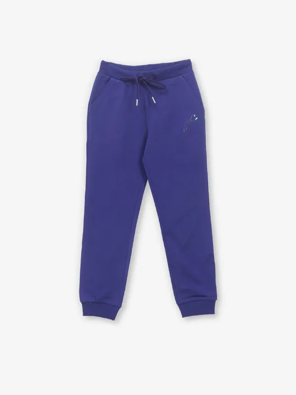JUST CLOTHS purple cotton jeggings