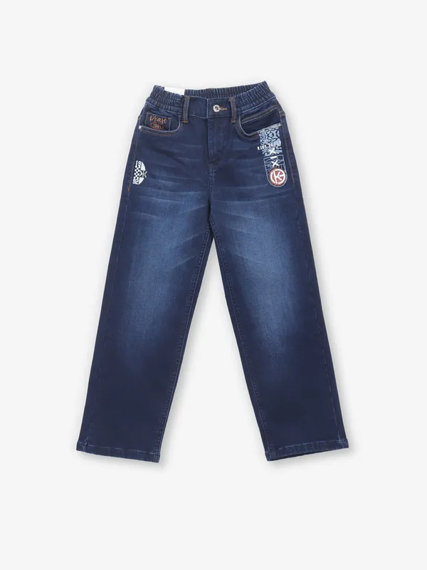 KEPEL blue washed jeans for boys