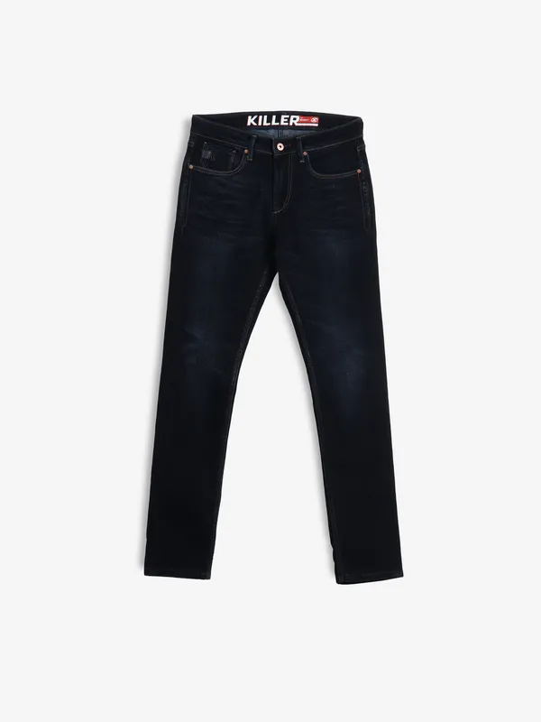 KILLER dark blue casual washed jeans
