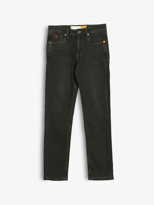 KILLER dark olive solid slim fit jeans