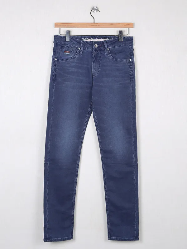 Killer denim slim fit dark blue washed jeans